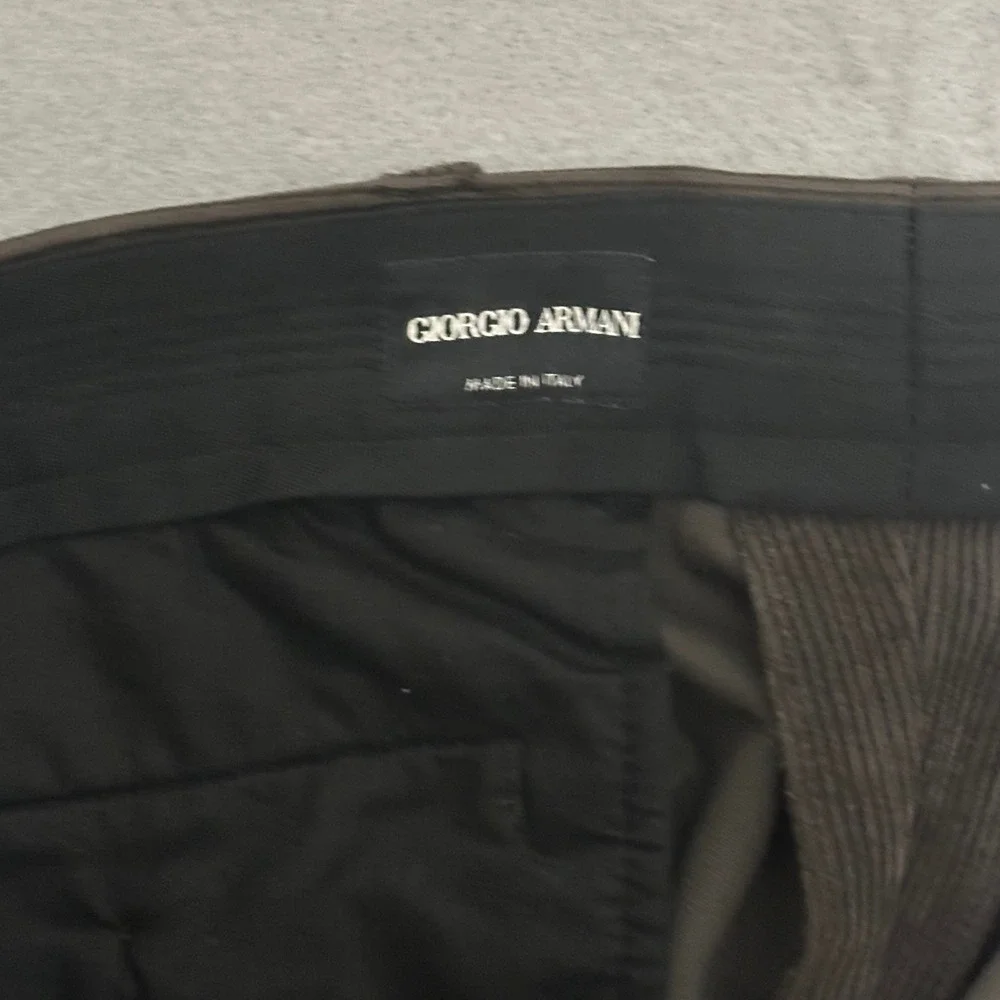 Giorgio Armani Mens Corduroy Trousers Brown Made in Italy CP8046 Size 52‎ IT 36W
